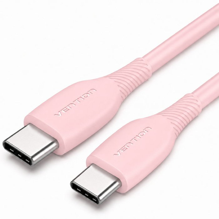 Vention Cable USB-C a USB-C TRVPF 60W 1m Rosa